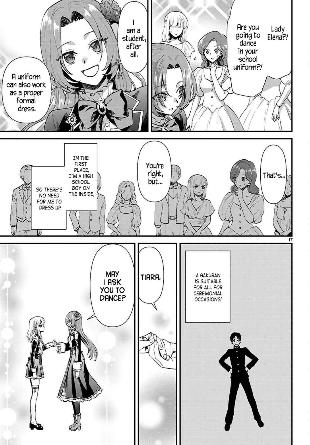 Page 17 Chapter 8 Danshi Koukousei, Otome Game no Akuyaku Reijou ni Tensei Suru.