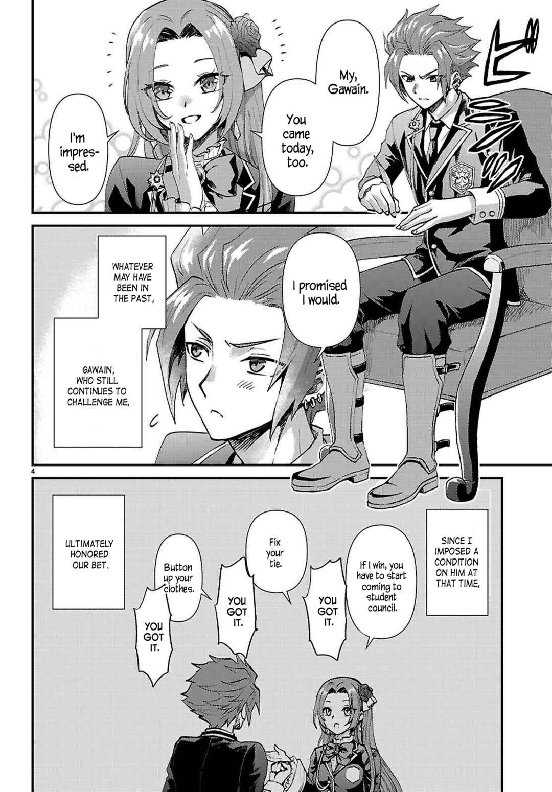Page 4 Chapter 8 Danshi Koukousei, Otome Game no Akuyaku Reijou ni Tensei Suru.