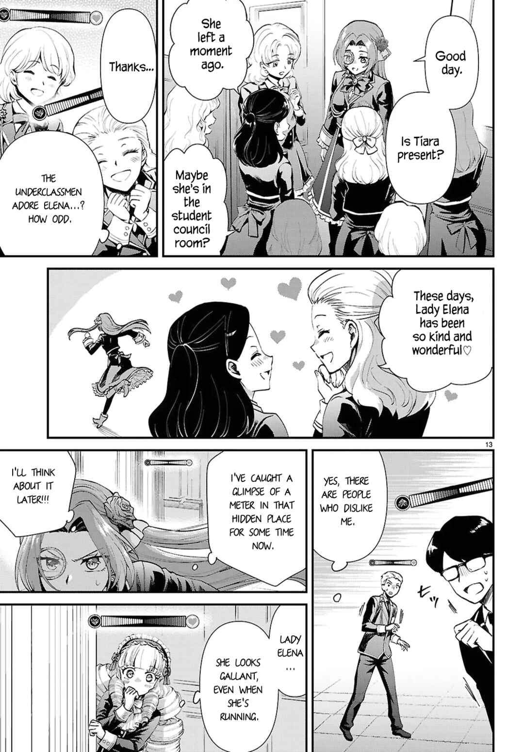 Page 13 Chapter 12 Danshi Koukousei, Otome Game no Akuyaku Reijou ni Tensei Suru.