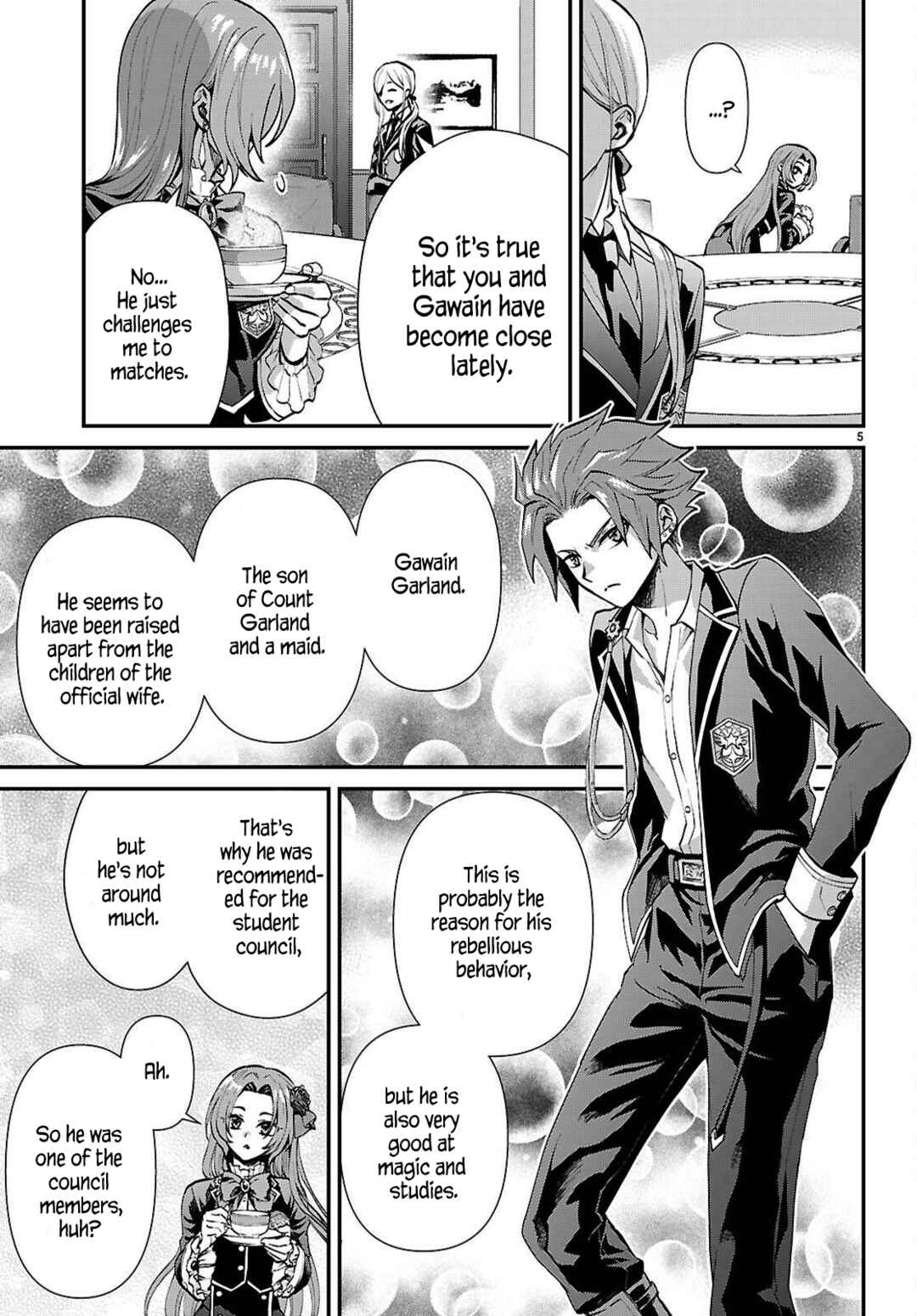 Page 5 Chapter 5 Danshi Koukousei, Otome Game no Akuyaku Reijou ni Tensei Suru.