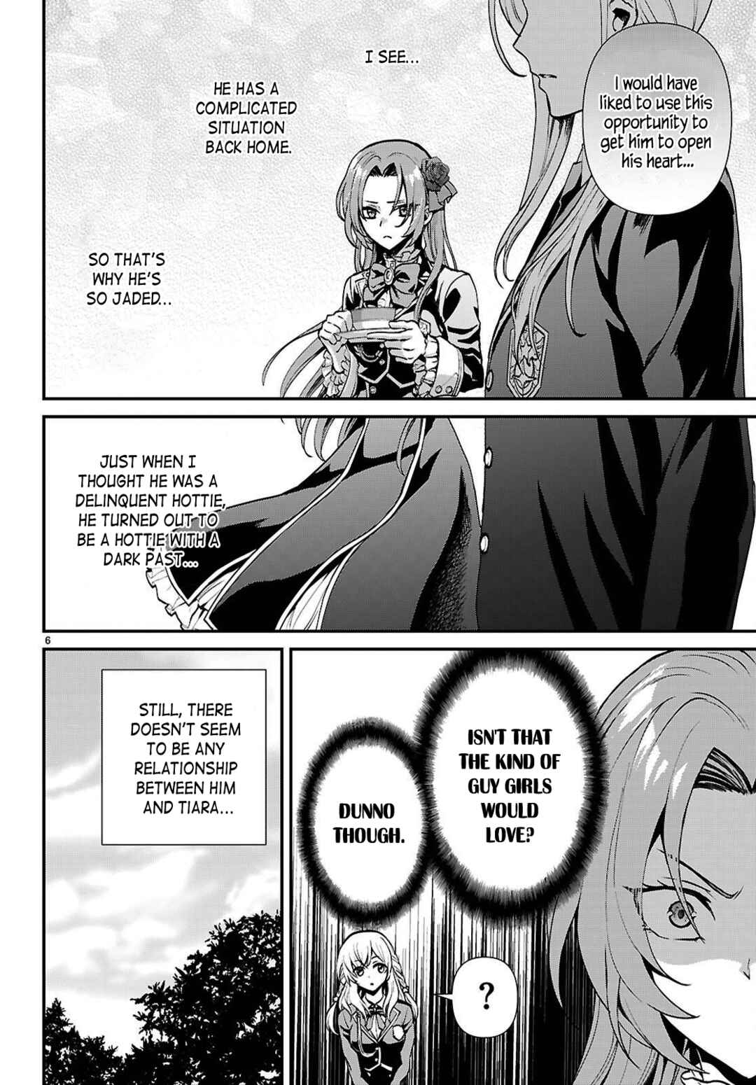 Page 6 Chapter 5 Danshi Koukousei, Otome Game no Akuyaku Reijou ni Tensei Suru.