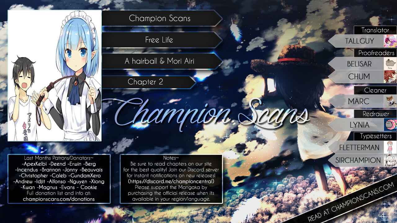 Page 1 Chapter 2 Free Life: Isekai Nandemoya Funtouki