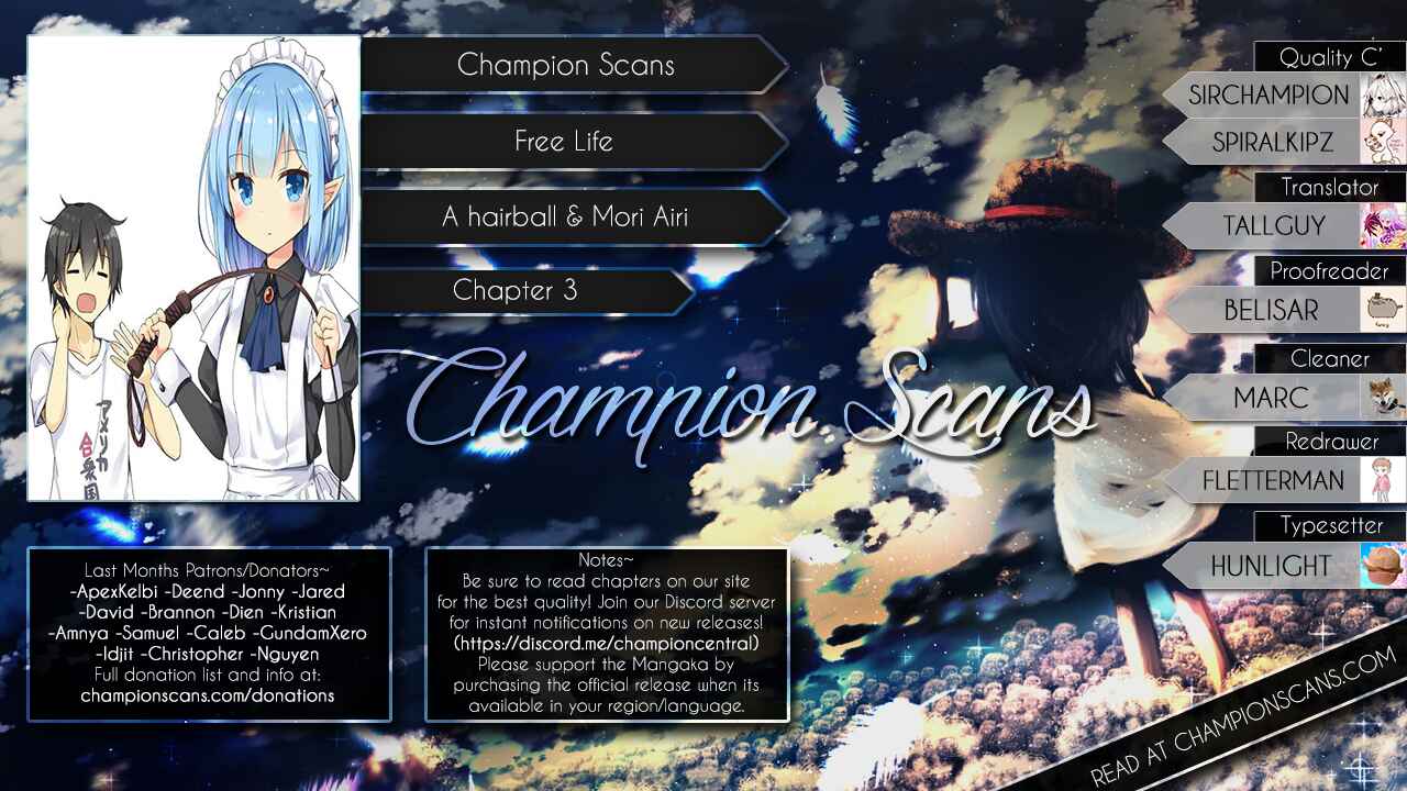 Page 1 Chapter 3 Free Life: Isekai Nandemoya Funtouki
