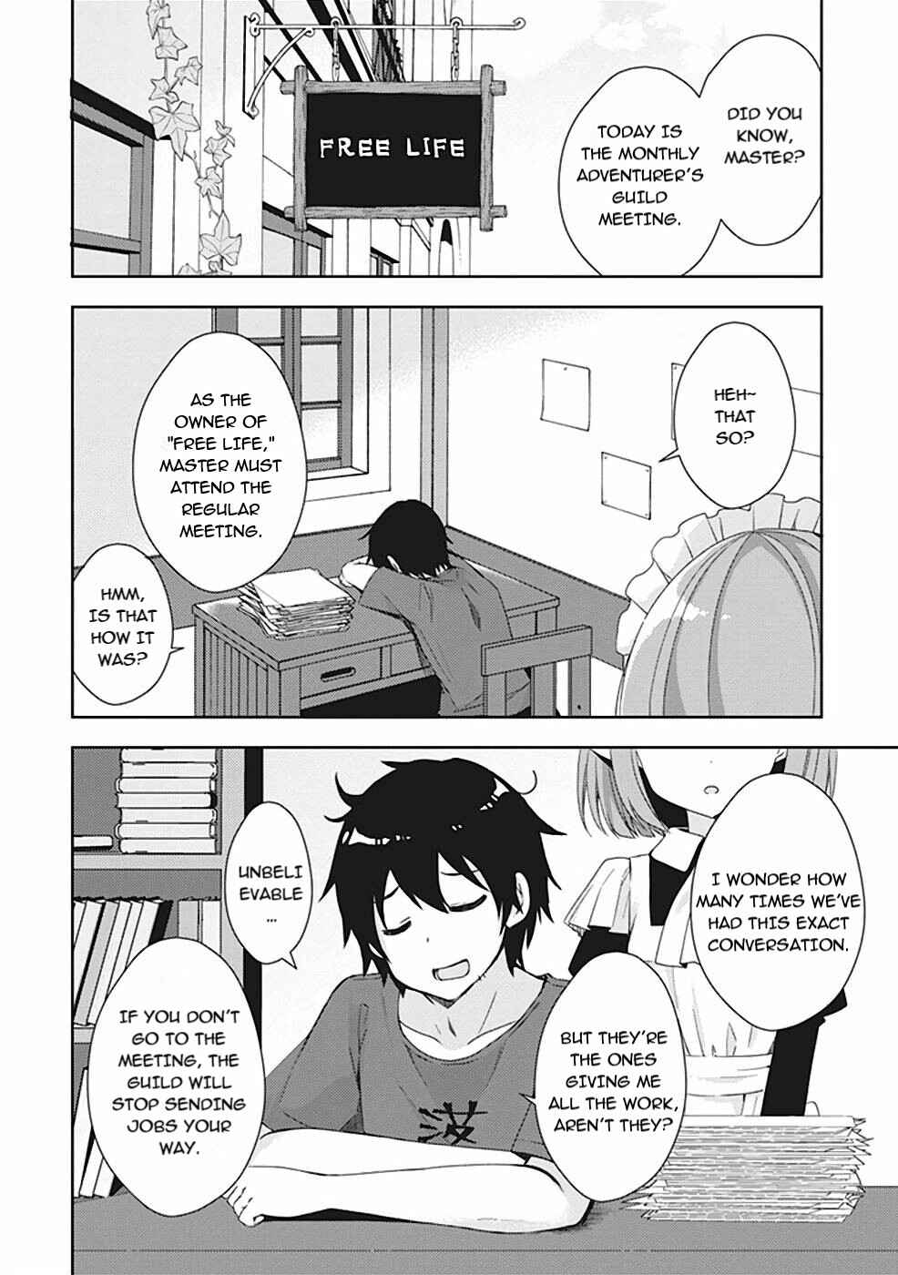 Page 2 Chapter 4 Free Life: Isekai Nandemoya Funtouki