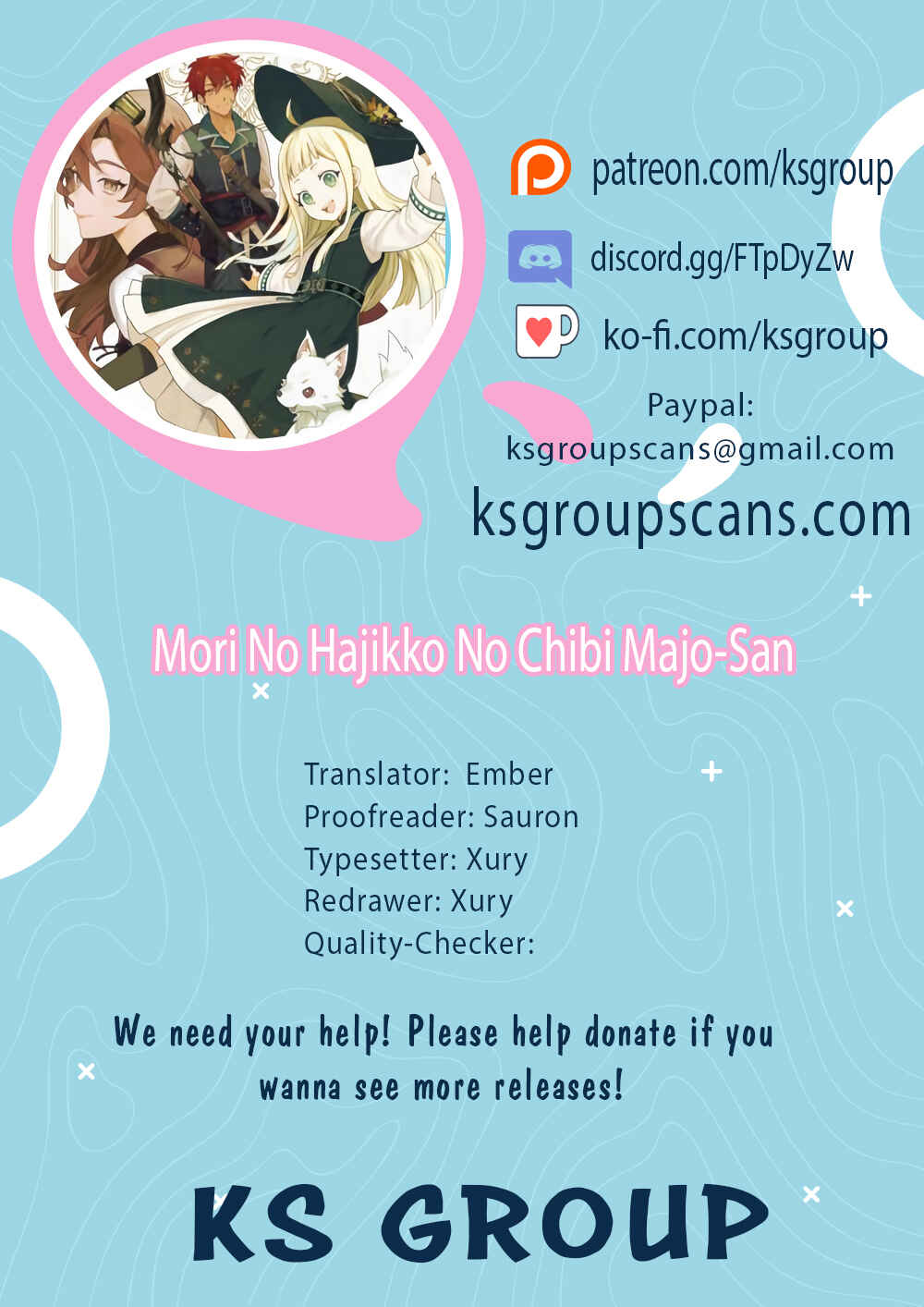 Page 1 Chapter 1 Mori no Hashikko no Chibi Majo-san