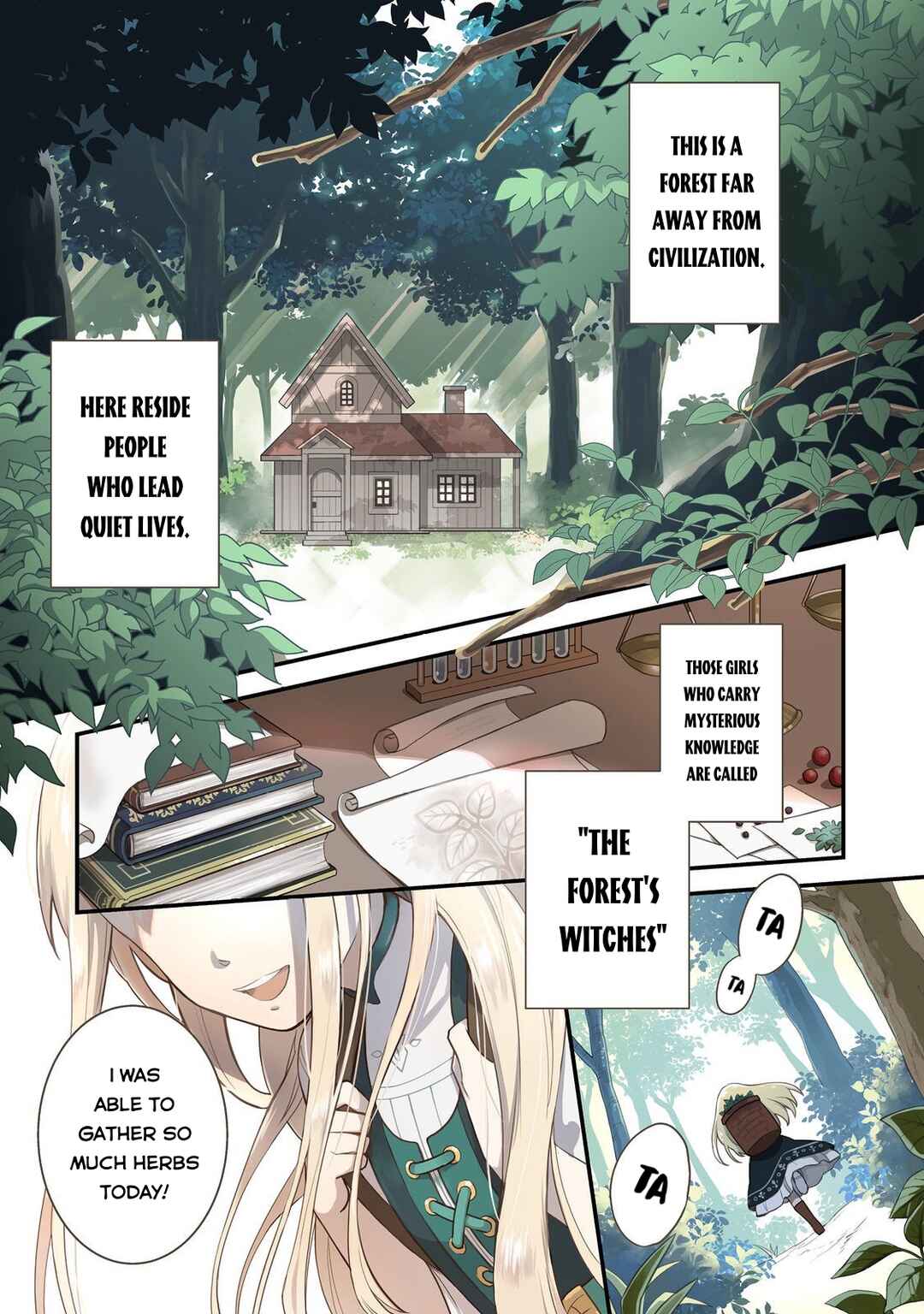 Page 2 Chapter 1 Mori no Hashikko no Chibi Majo-san