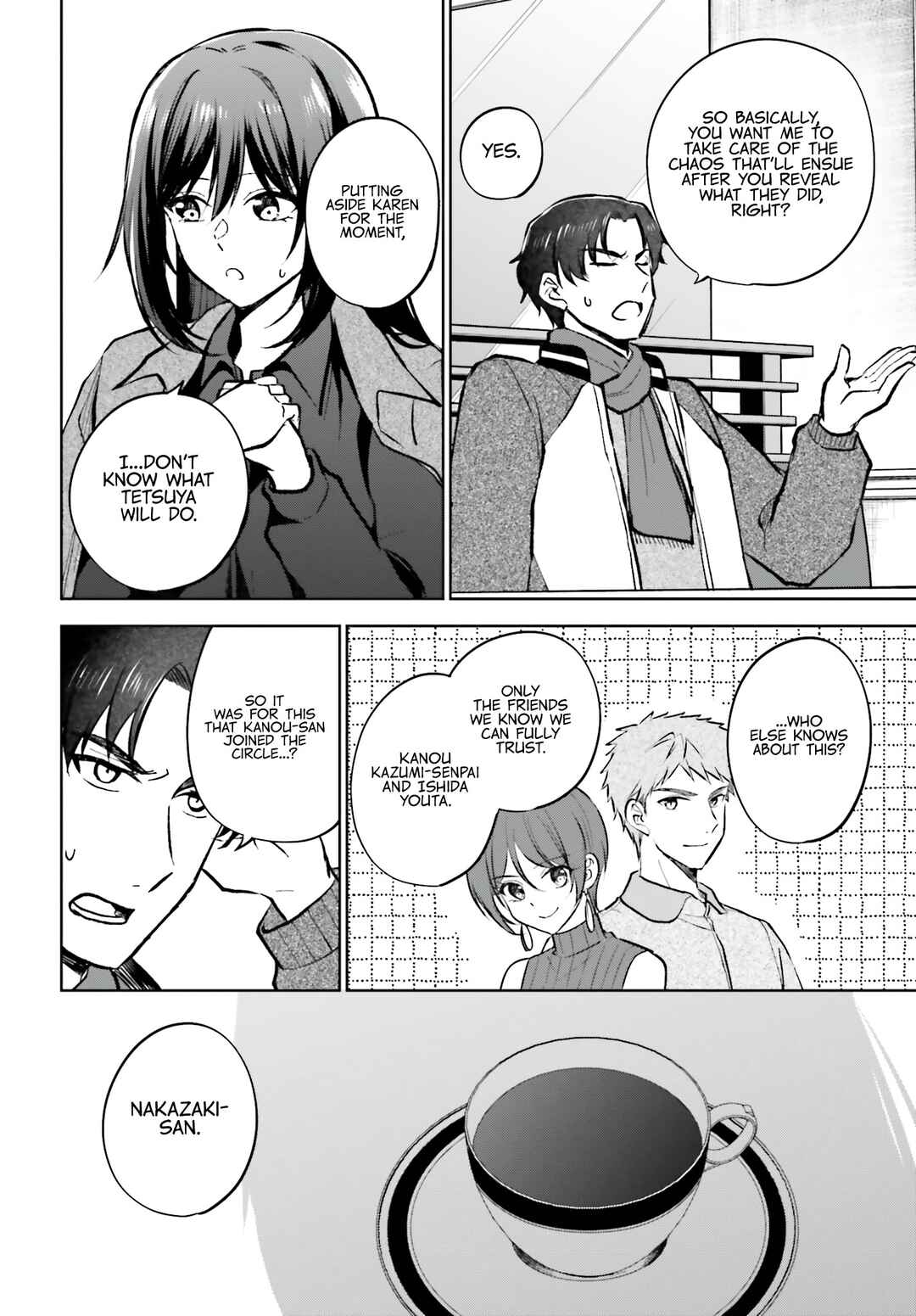 Page 13 Chapter 14 Kanojo ga Senpai ni NTR-reta node, Senpai no Kanojo wo NTR-masu