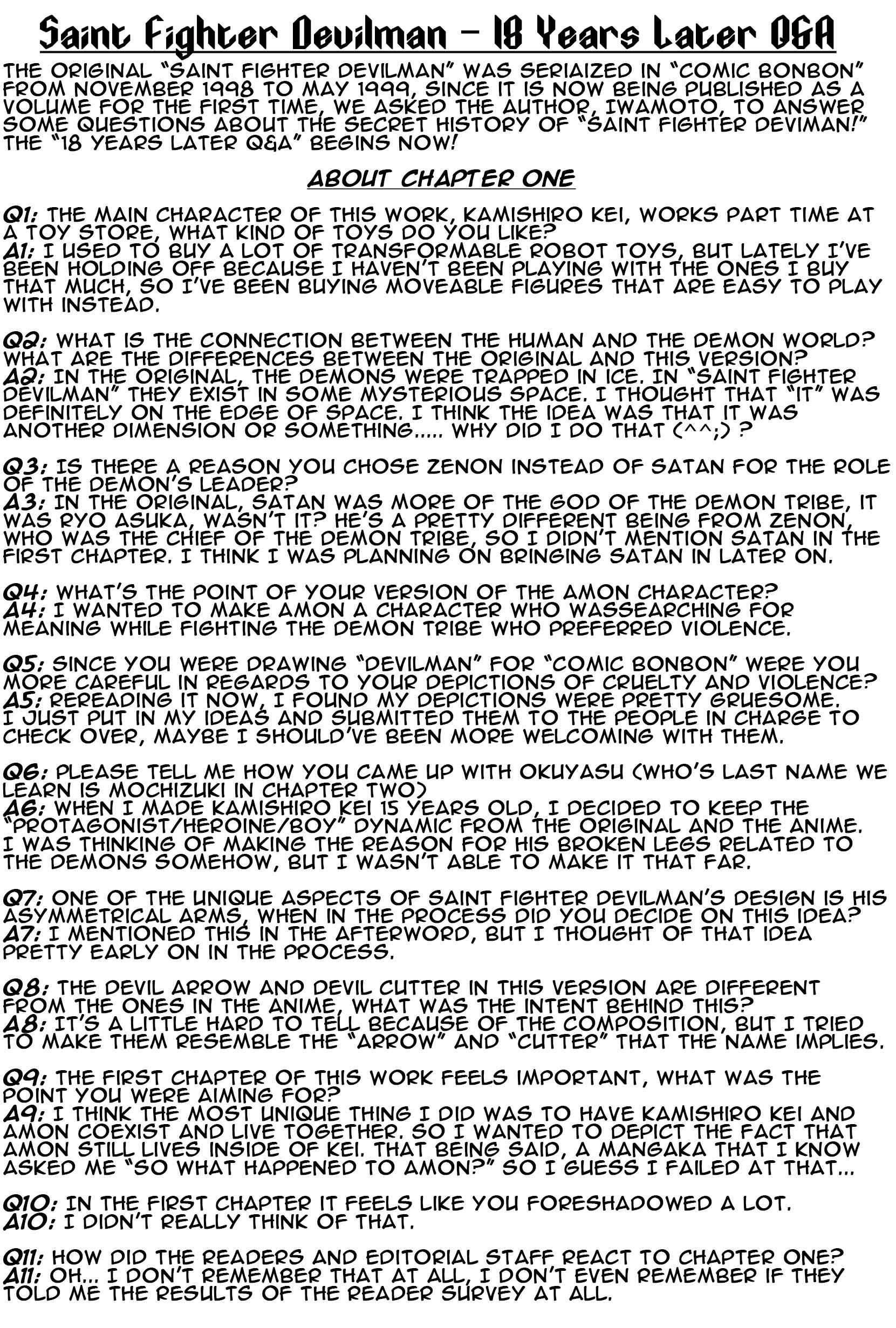 Page 38 Chapter 1 Saint Fighter Devilman