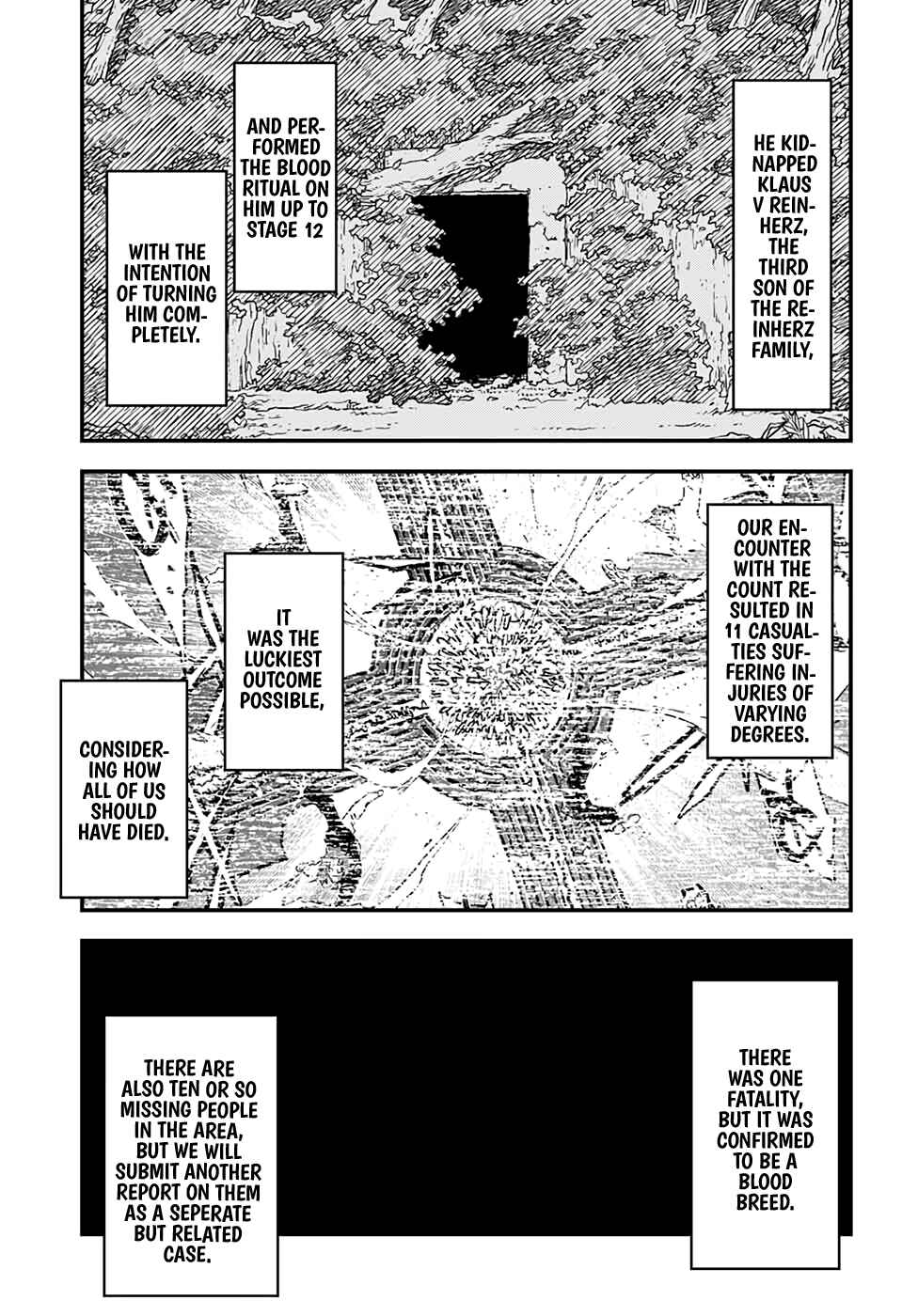 Page 60 Chapter 9 Kekkai Sensen Beat 3 Peat