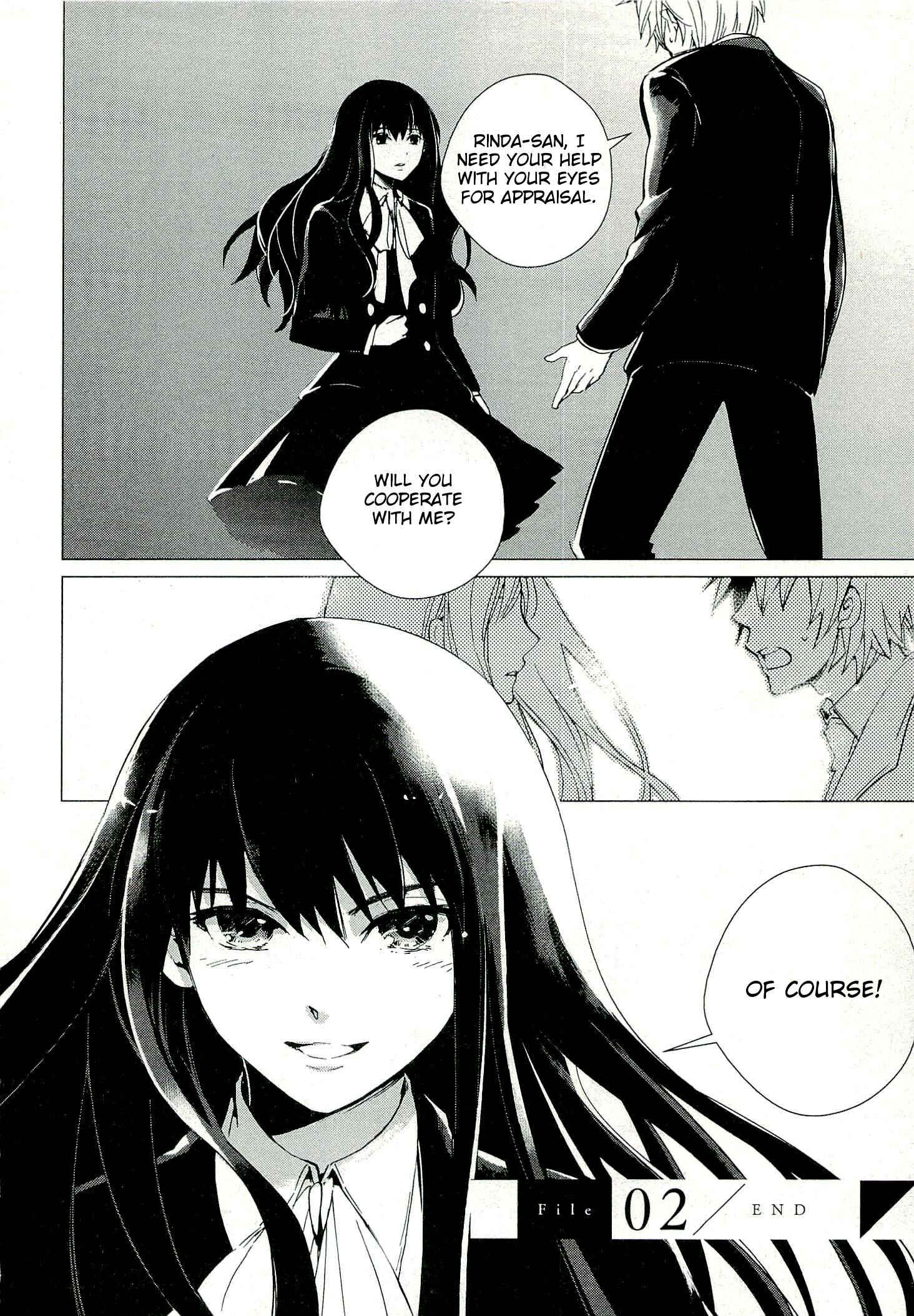 Page 38 Chapter 2 Bannou Kanteishi Q no Jikenbo