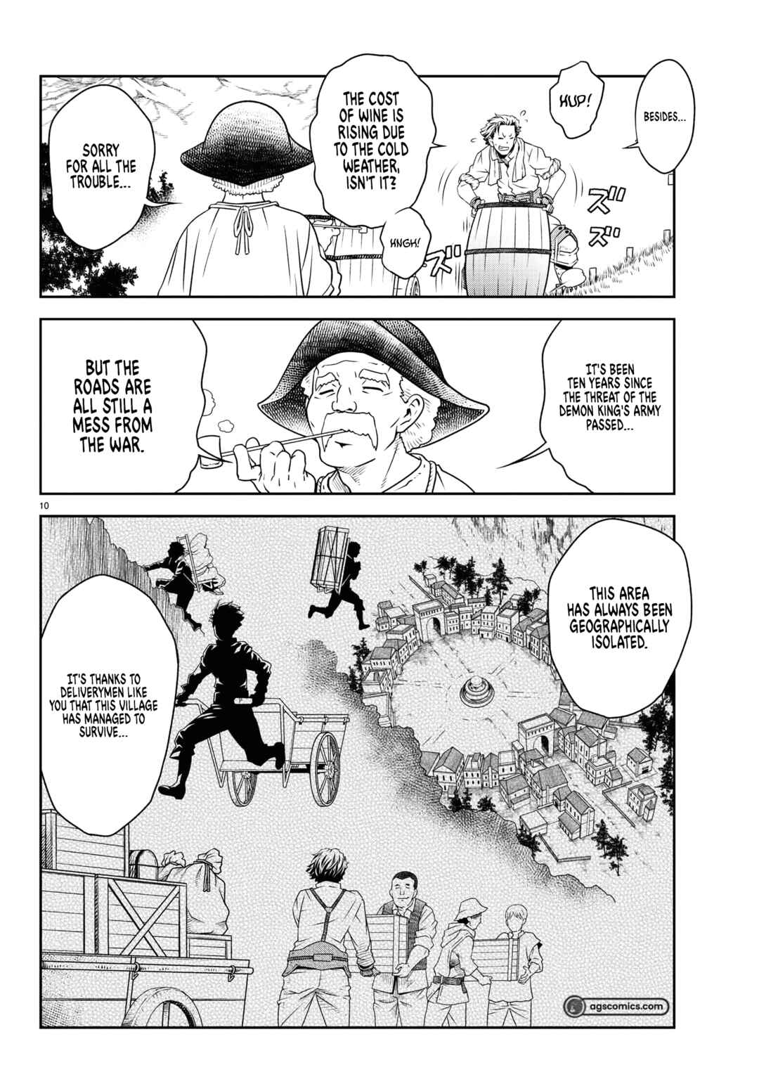 Page 10 Chapter 1 Unsouya no Ossan ga Nazeka Fukugyou de Zettai Muteki Kenshi wo Tsutomeru Koto ni ~Saenai Jinsei wo Okutteta Ore ga Maou Toubatsu no Kirifuda ni?~