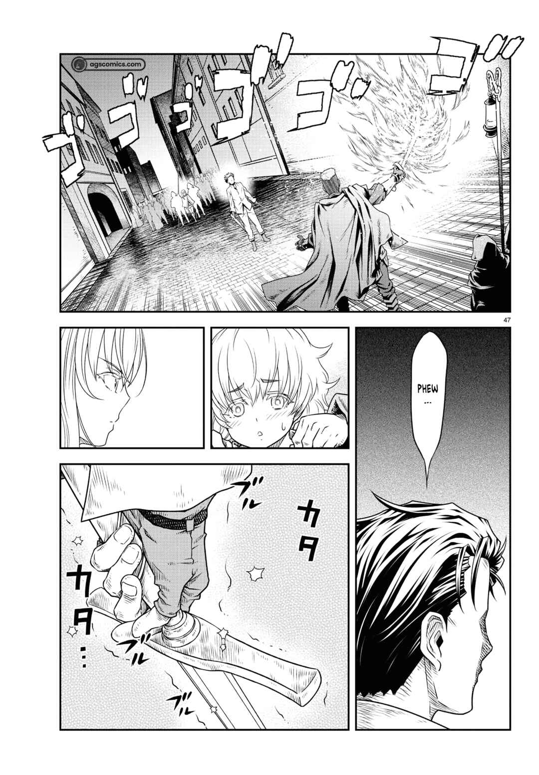 Page 46 Chapter 1 Unsouya no Ossan ga Nazeka Fukugyou de Zettai Muteki Kenshi wo Tsutomeru Koto ni ~Saenai Jinsei wo Okutteta Ore ga Maou Toubatsu no Kirifuda ni?~