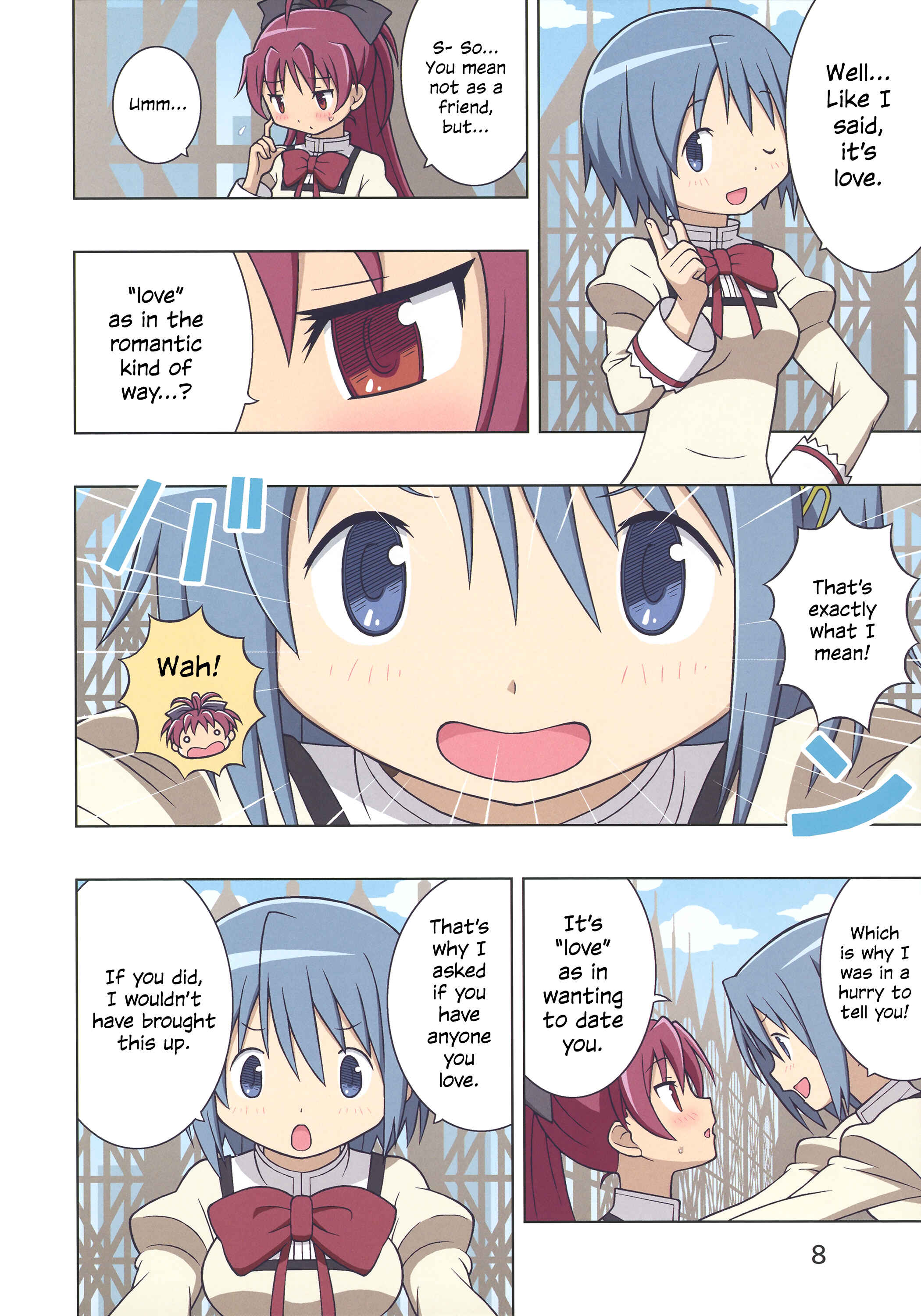 Page 10 Chapter Unknown_7781 Mahou Shoujo Madoka★Magica - Kyou kara Hajimaru Honto no Kimochi (Doujinshi)