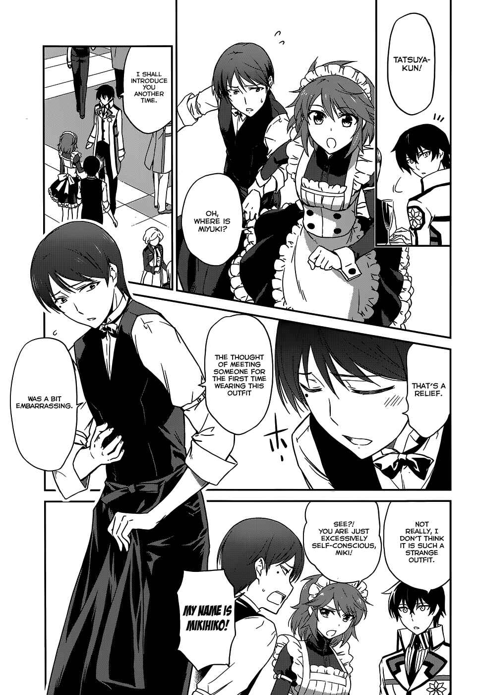Page 9 Chapter 7 Mahouka Koukou no Rettousei - Kyuukousen-hen