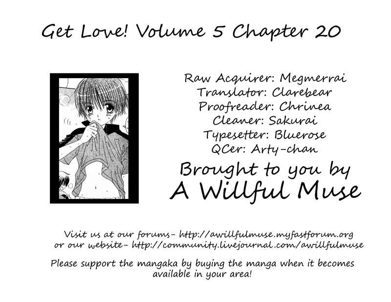 Page 34 Chapter 20 Get Love!! ~Field no Ouji-sama~