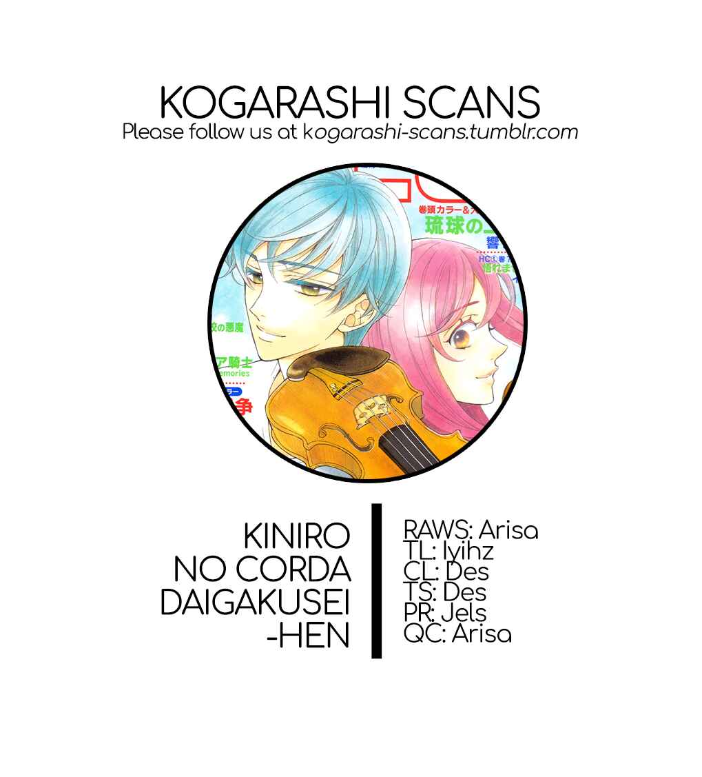 Page 1 Chapter 8 Kiniro no Corda - Daigakusei Hen