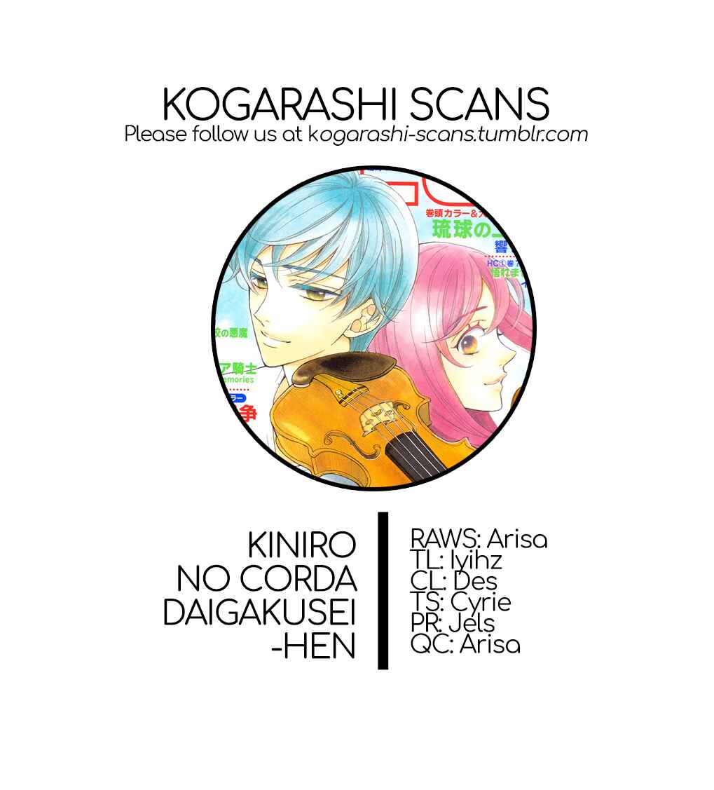 Page 1 Chapter 7.5 Kiniro no Corda - Daigakusei Hen