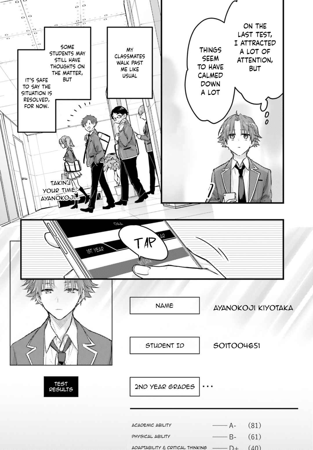 Page 7 Chapter 6 Youkoso Jitsuryoku Shijou Shugi no Kyoushitsu e 2-nensei-hen 2nd Stage