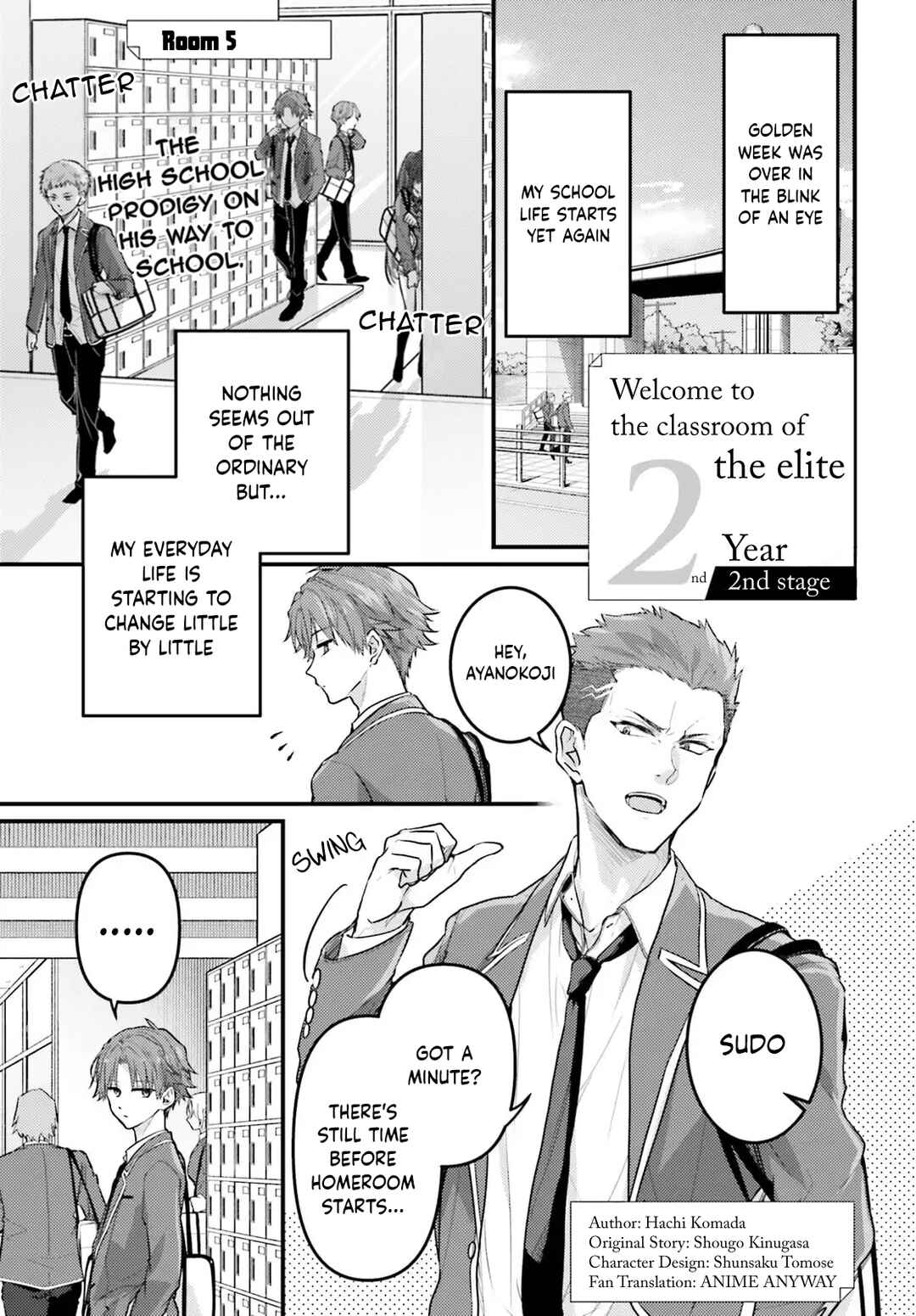 Page 2 Chapter 5 Youkoso Jitsuryoku Shijou Shugi no Kyoushitsu e 2-nensei-hen 2nd Stage