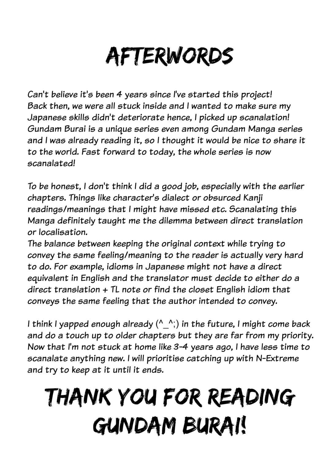 Page 10 Chapter 36.5 Mobile War History Gundam Burai