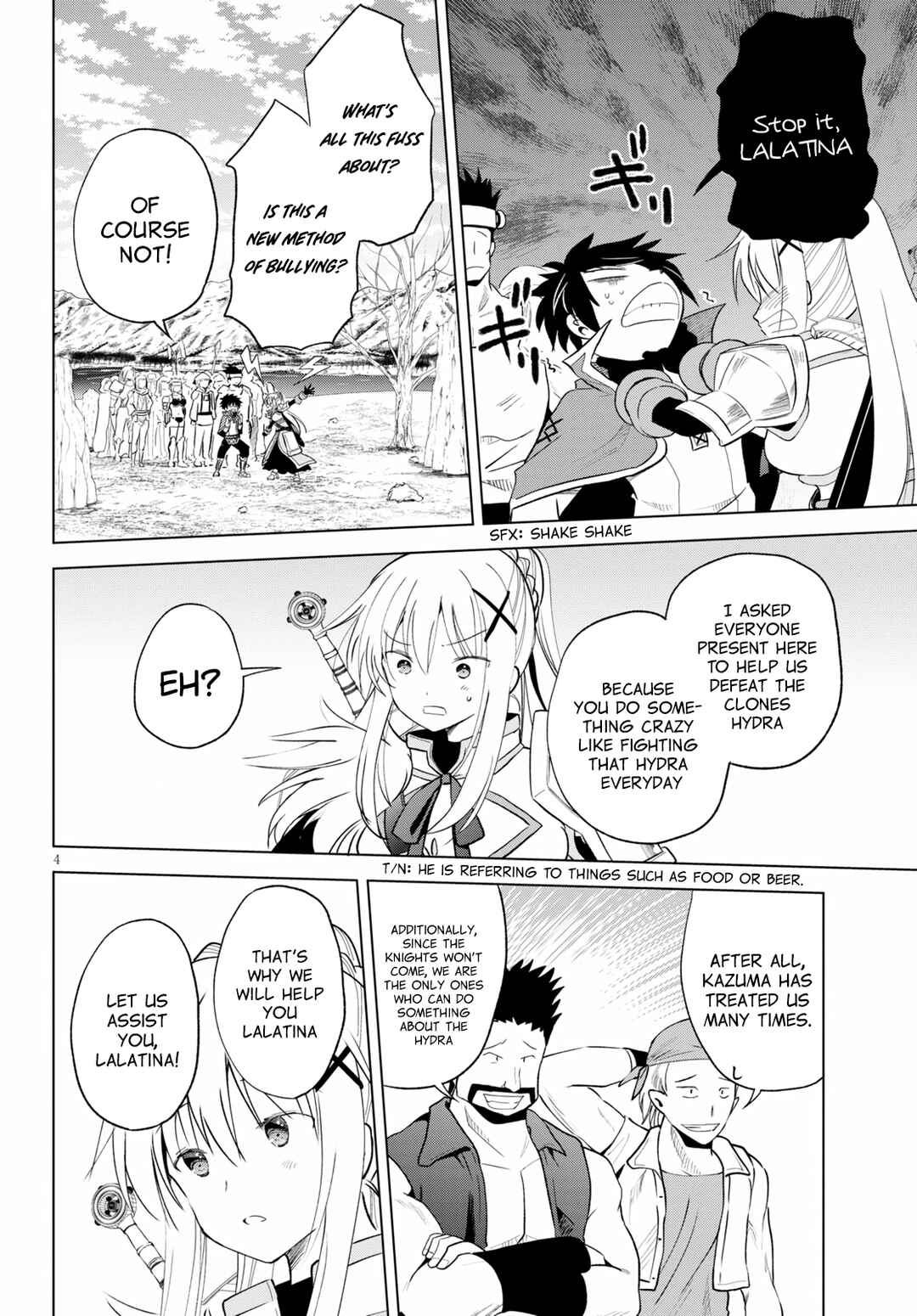 Page 4 Chapter 70 Kono Subarashii Sekai ni Shukufuku wo!