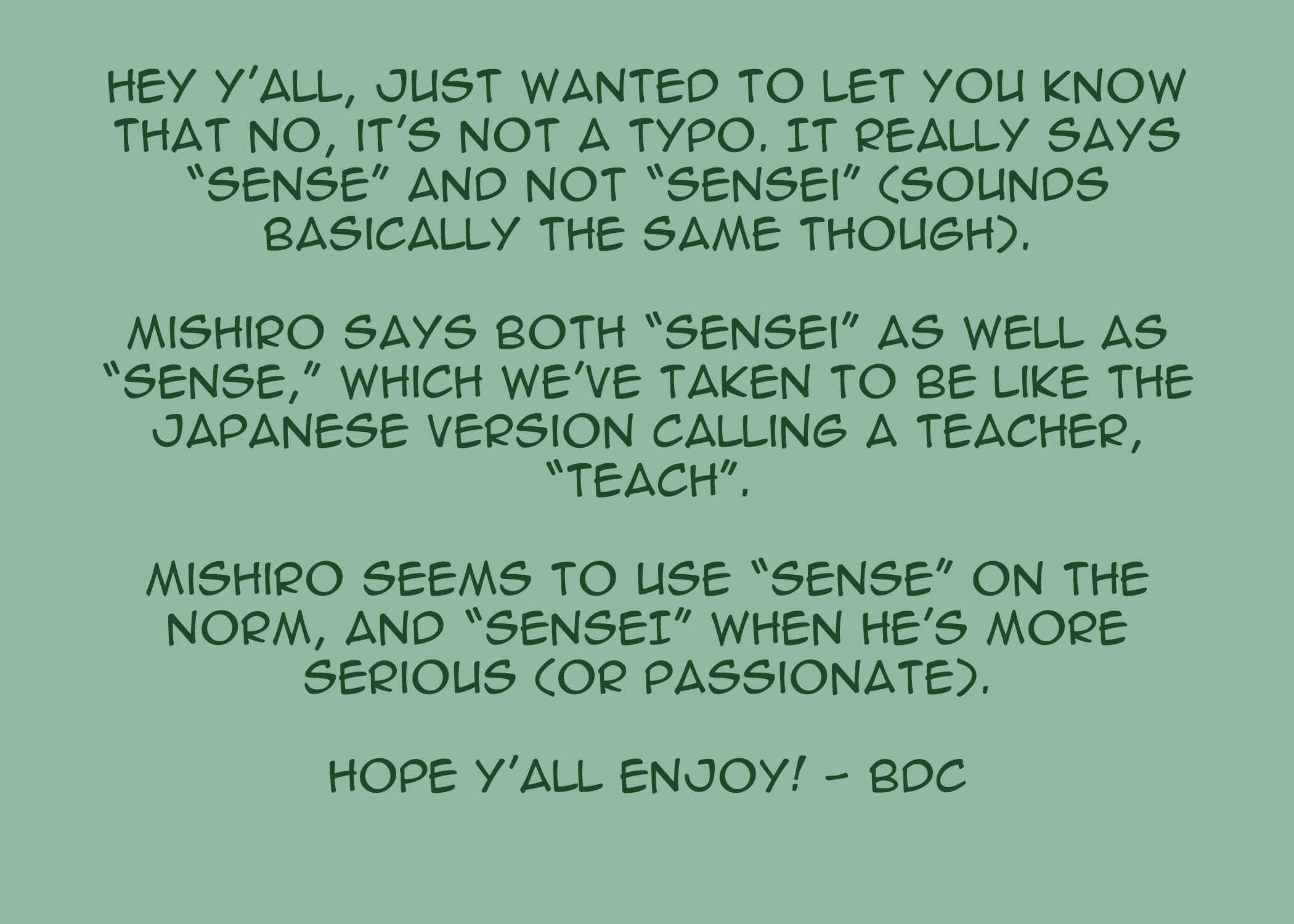 Page 3 Chapter 1 Mike-Chan to Kuro-Sense