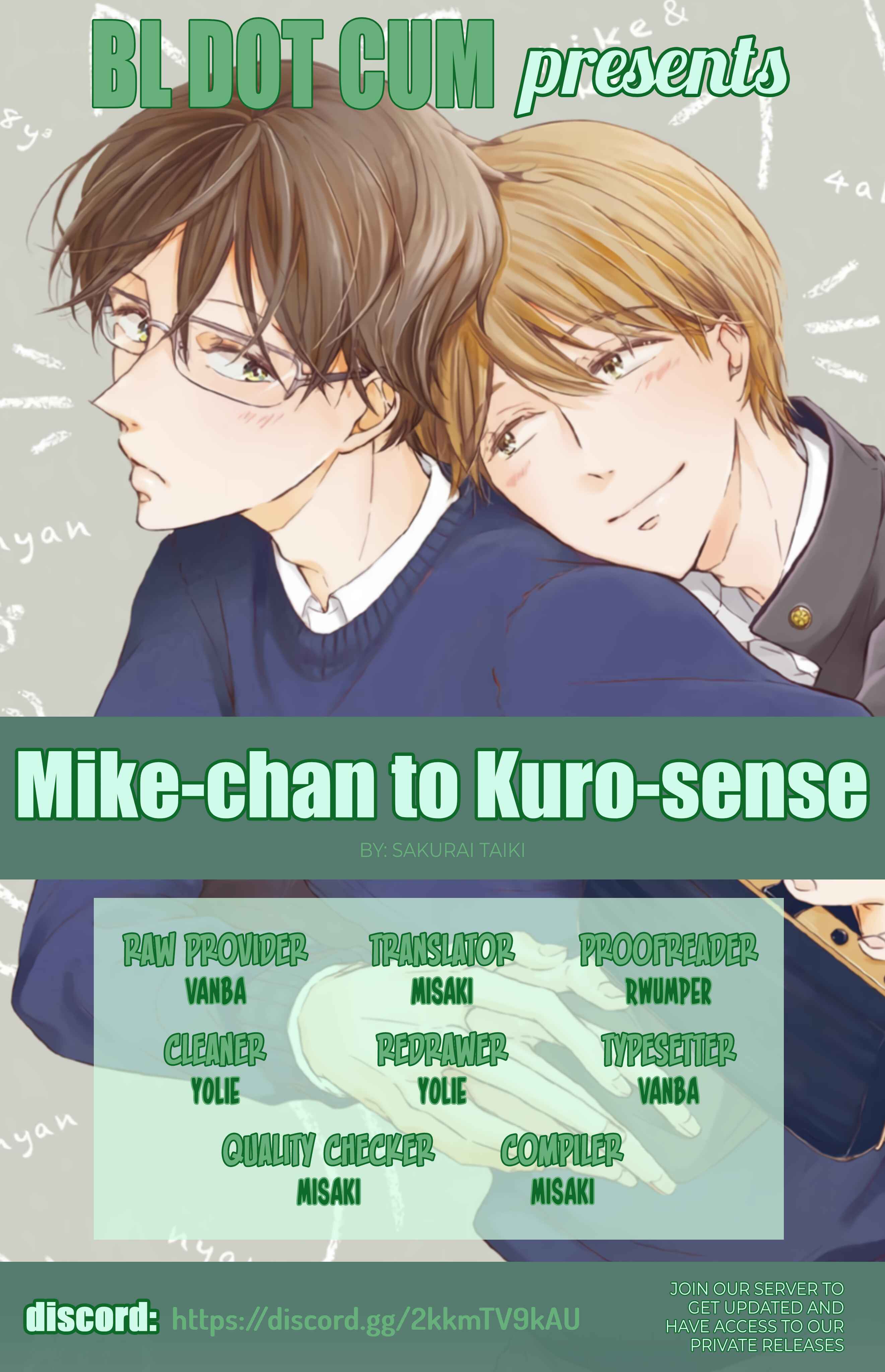Page 1 Chapter 4.1 Mike-Chan to Kuro-Sense
