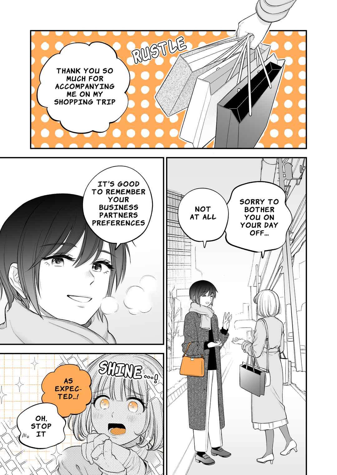 Page 1 Chapter 8.1 Genkai OL to Joshi Daisei ga 〇〇 Suru Hanashi