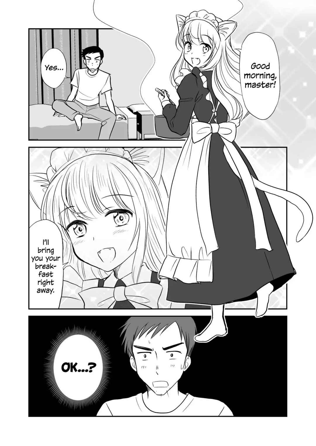 Page 1 Chapter Unknown_a694 I Woke up This Morning to Find a Blonde Cat-Eared Maid Standing in My Kitchen