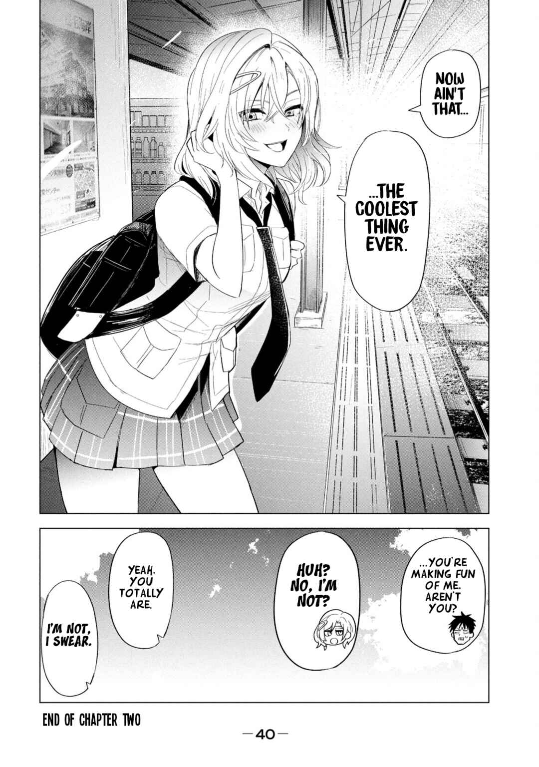 Page 18 Chapter 2 Asa no Tsuukin Densha de, Yatara to Hanashikakete Kuru Joshikousei.