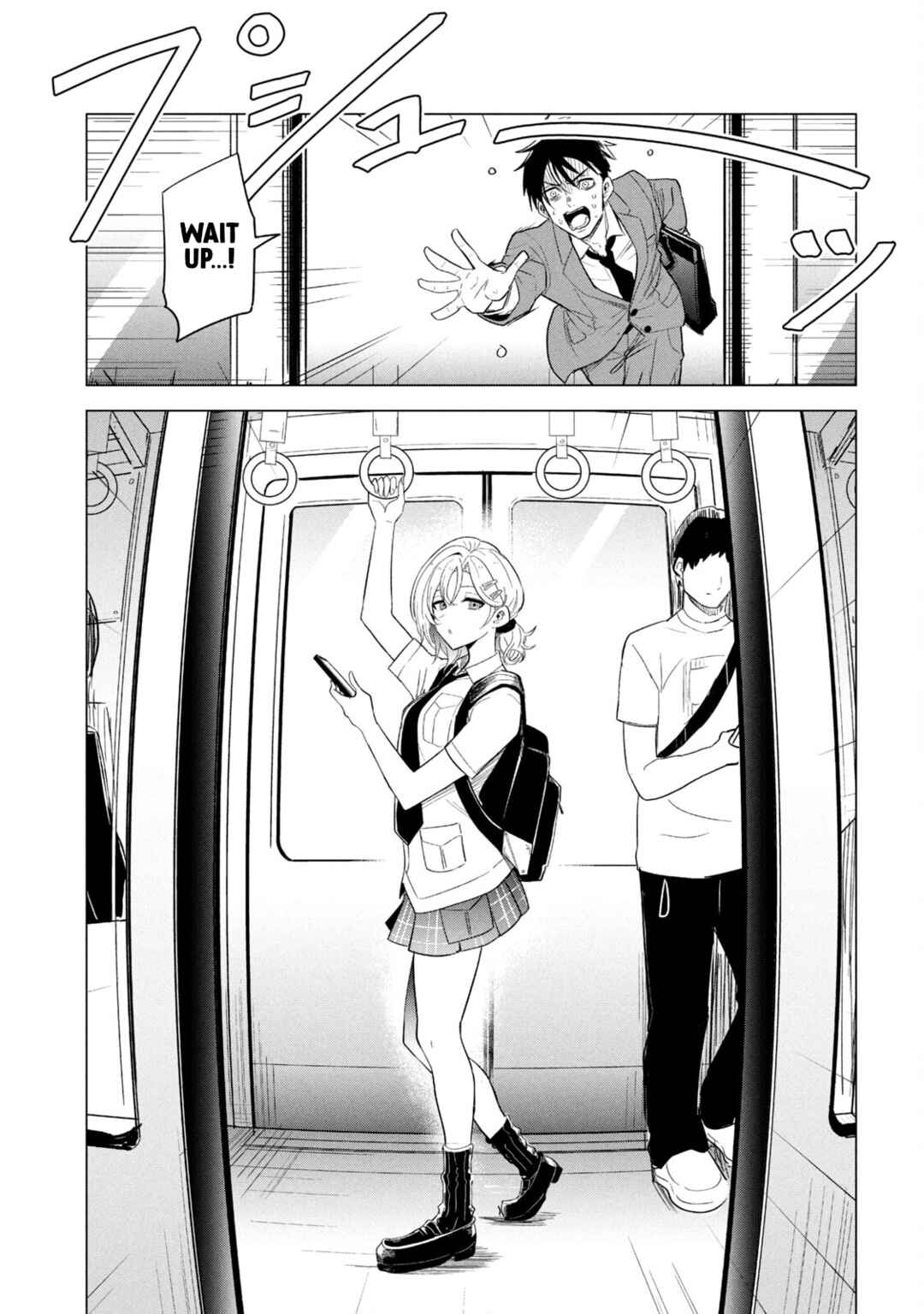 Page 3 Chapter 2 Asa no Tsuukin Densha de, Yatara to Hanashikakete Kuru Joshikousei.