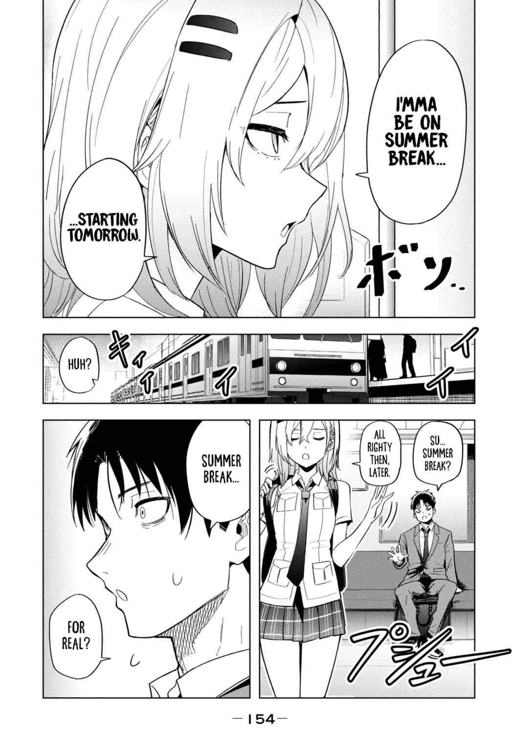 Page 2 Chapter 10 Asa no Tsuukin Densha de, Yatara to Hanashikakete Kuru Joshikousei.