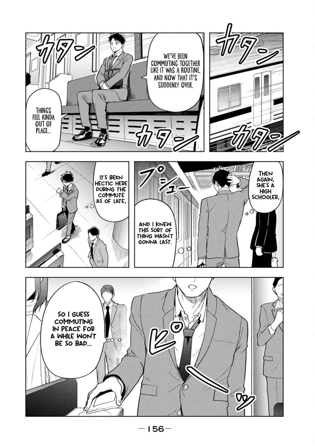 Page 4 Chapter 10 Asa no Tsuukin Densha de, Yatara to Hanashikakete Kuru Joshikousei.