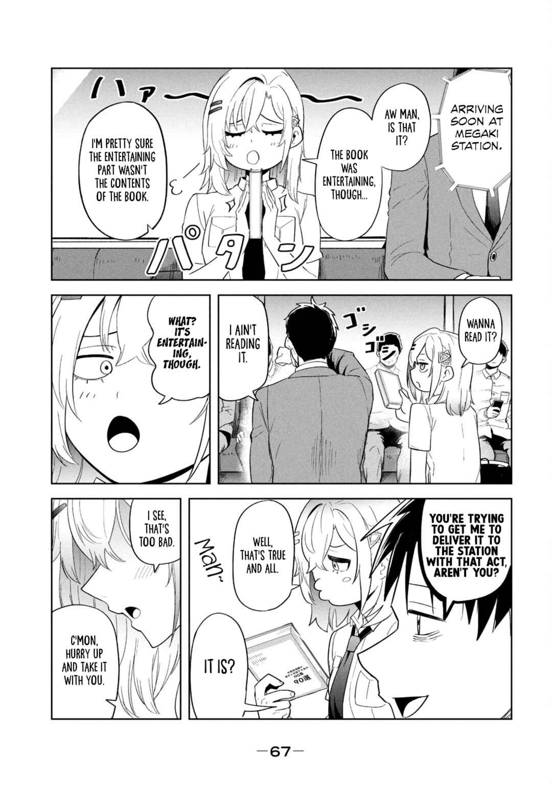 Page 11 Chapter 4 Asa no Tsuukin Densha de, Yatara to Hanashikakete Kuru Joshikousei.
