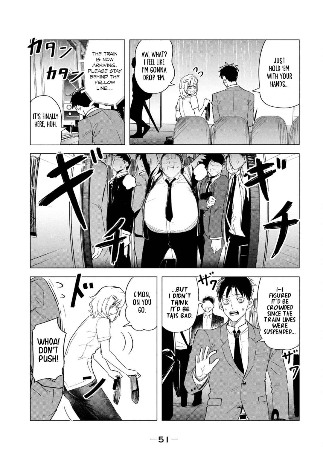 Page 11 Chapter 3 Asa no Tsuukin Densha de, Yatara to Hanashikakete Kuru Joshikousei.