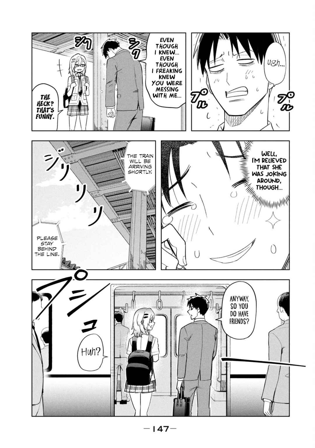 Page 13 Chapter 9 Asa no Tsuukin Densha de, Yatara to Hanashikakete Kuru Joshikousei.