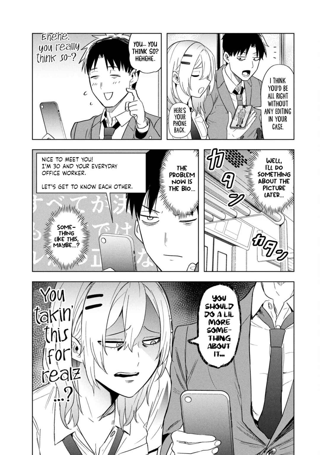 Page 11 Chapter 7 Asa no Tsuukin Densha de, Yatara to Hanashikakete Kuru Joshikousei.