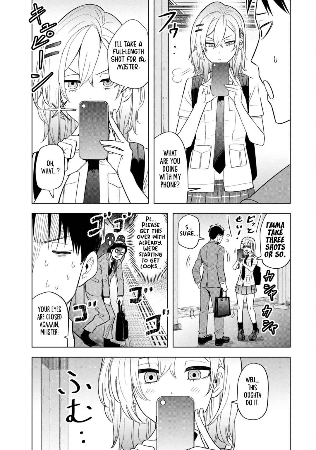 Page 7 Chapter 7 Asa no Tsuukin Densha de, Yatara to Hanashikakete Kuru Joshikousei.