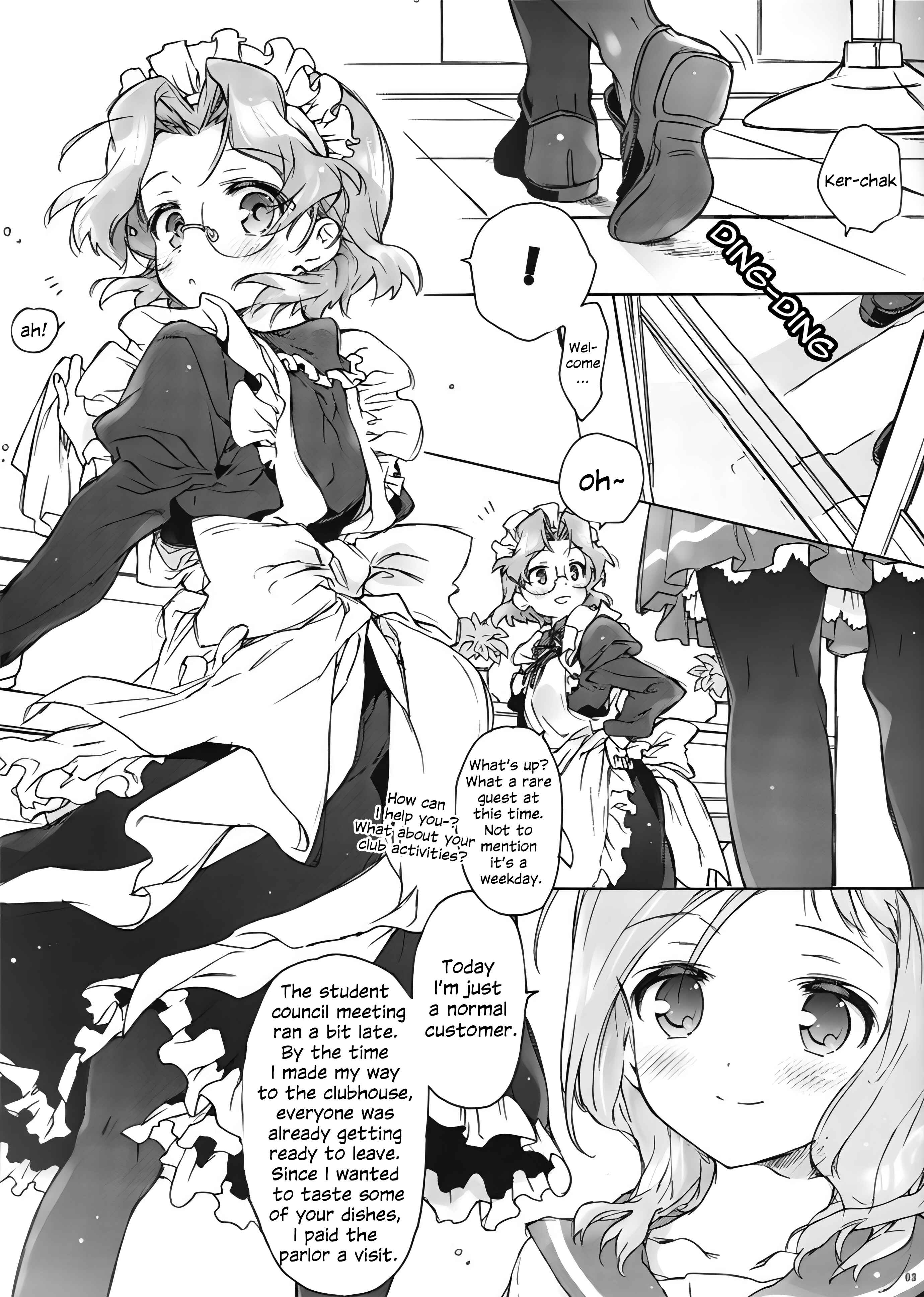 Page 3 Chapter Unknown_49d7 Saki - Kissa Roof-top (Doujinshi)