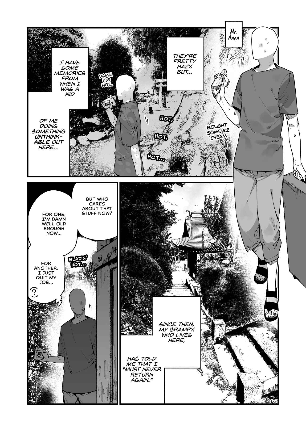 Page 4 Chapter Unknown_d656 A Story About Me Quitting My Job And Going Back To The Hometown I Was Told To Never Return To Where I Get Super Fucked Up By A Mysterious Huge Lady: Part 1