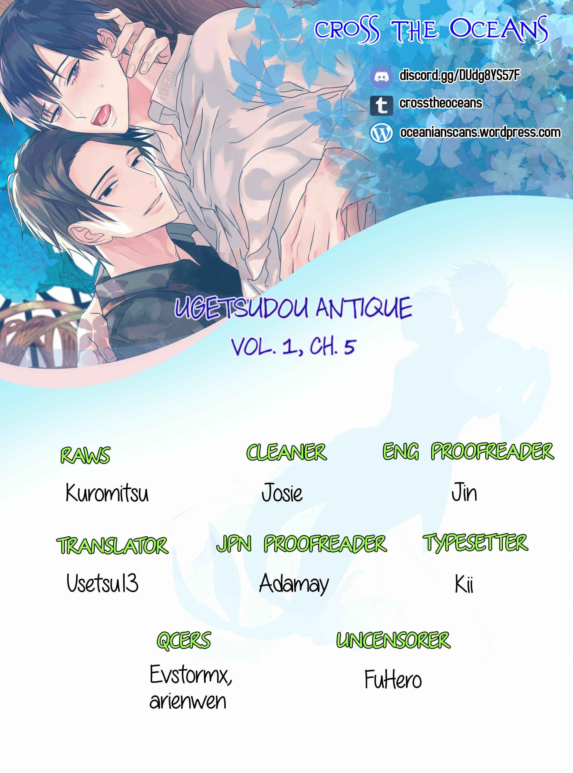 Page 1 Chapter 5 Ugetsudou Antique