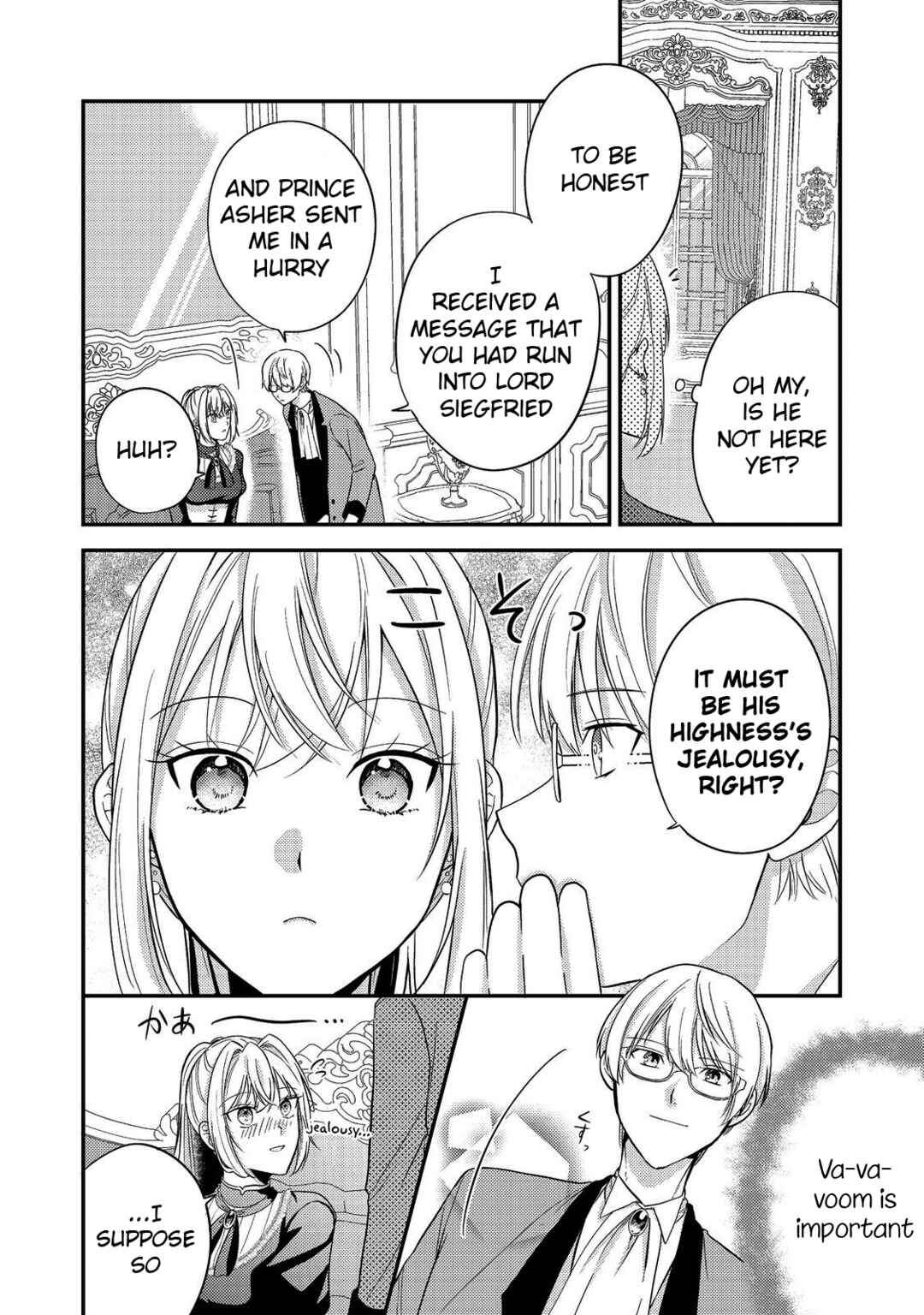 Page 16 Chapter 4 Kokoro no Koe ga Kikoeru Akuyaku Reijou wa, Kyou mo Koinu Denka ni Honrou Sareru