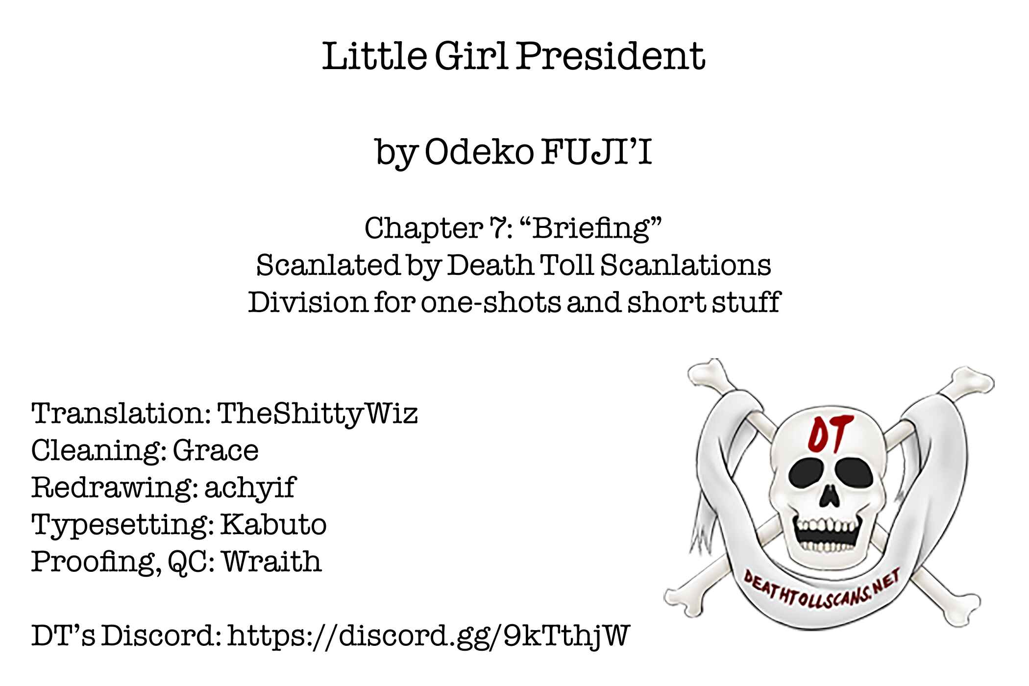 Page 6 Chapter 7 Little Girl President