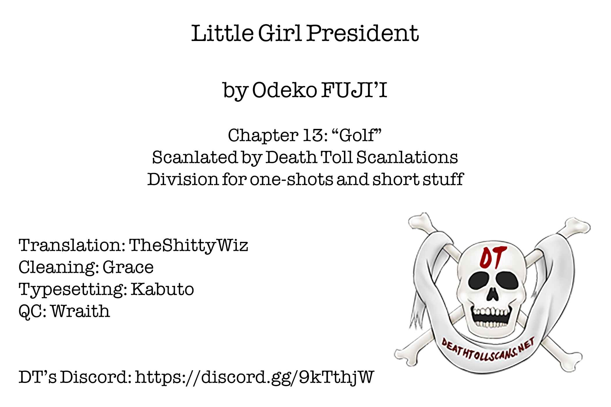 Page 6 Chapter 13 Little Girl President