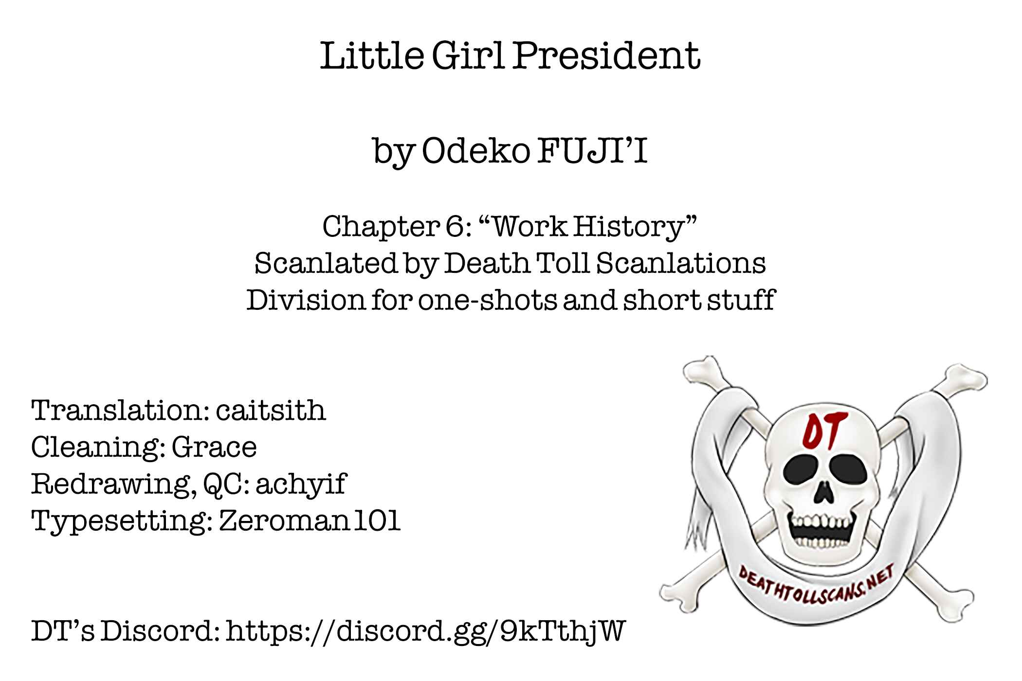 Page 6 Chapter 6 Little Girl President