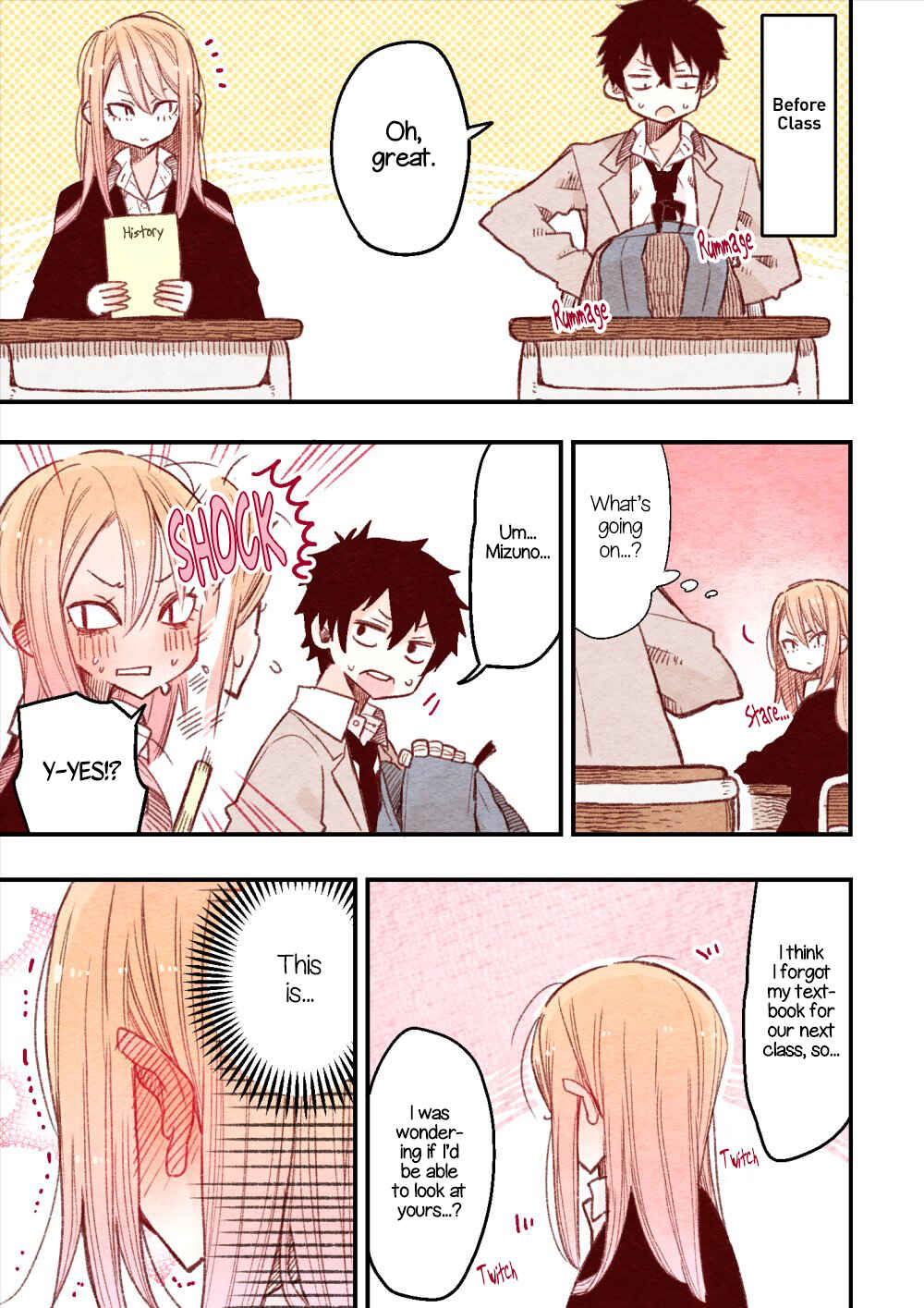 Page 1 Chapter 3 Sanpakugan-chan wa Tsutaetai.