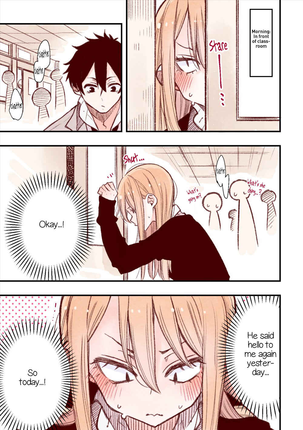 Page 1 Chapter 2 Sanpakugan-chan wa Tsutaetai.