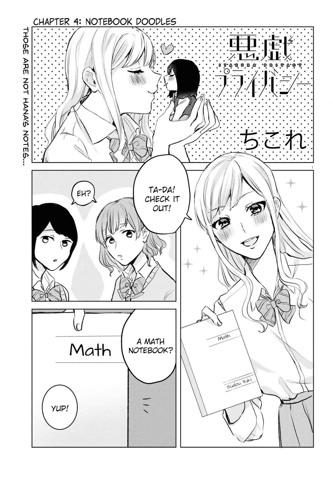 Page 1 Chapter 4 Itazura Privacy