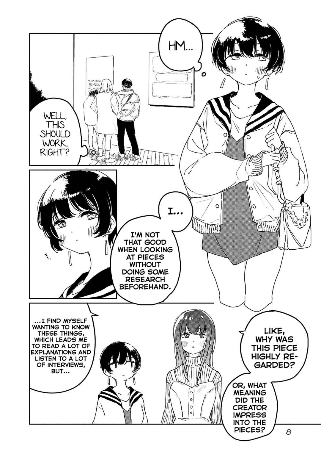 Page 7 Chapter 28 Kamiina Botan, Yoeru Sugata wa Yuri no Hana.