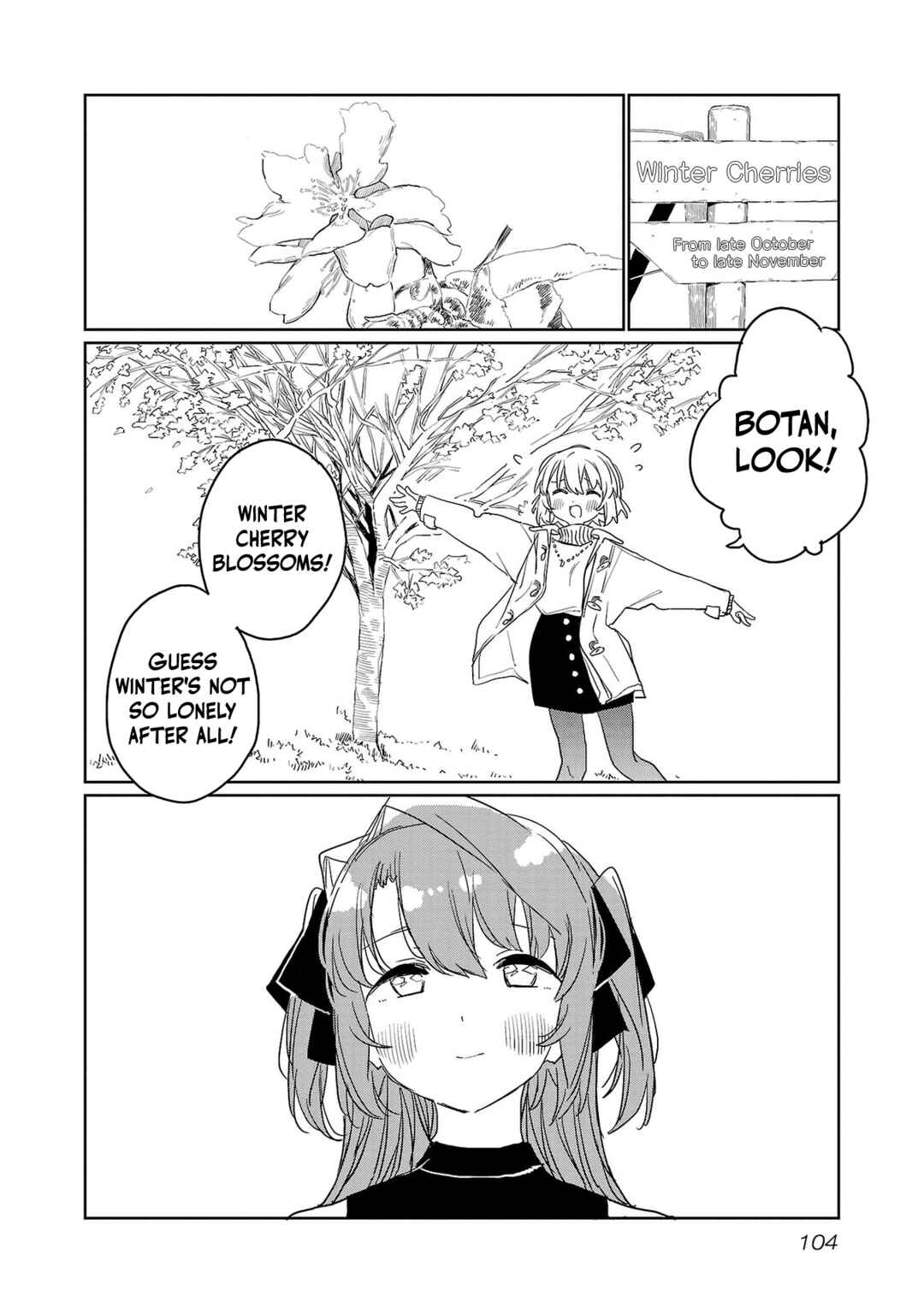 Page 12 Chapter 35 Kamiina Botan, Yoeru Sugata wa Yuri no Hana.